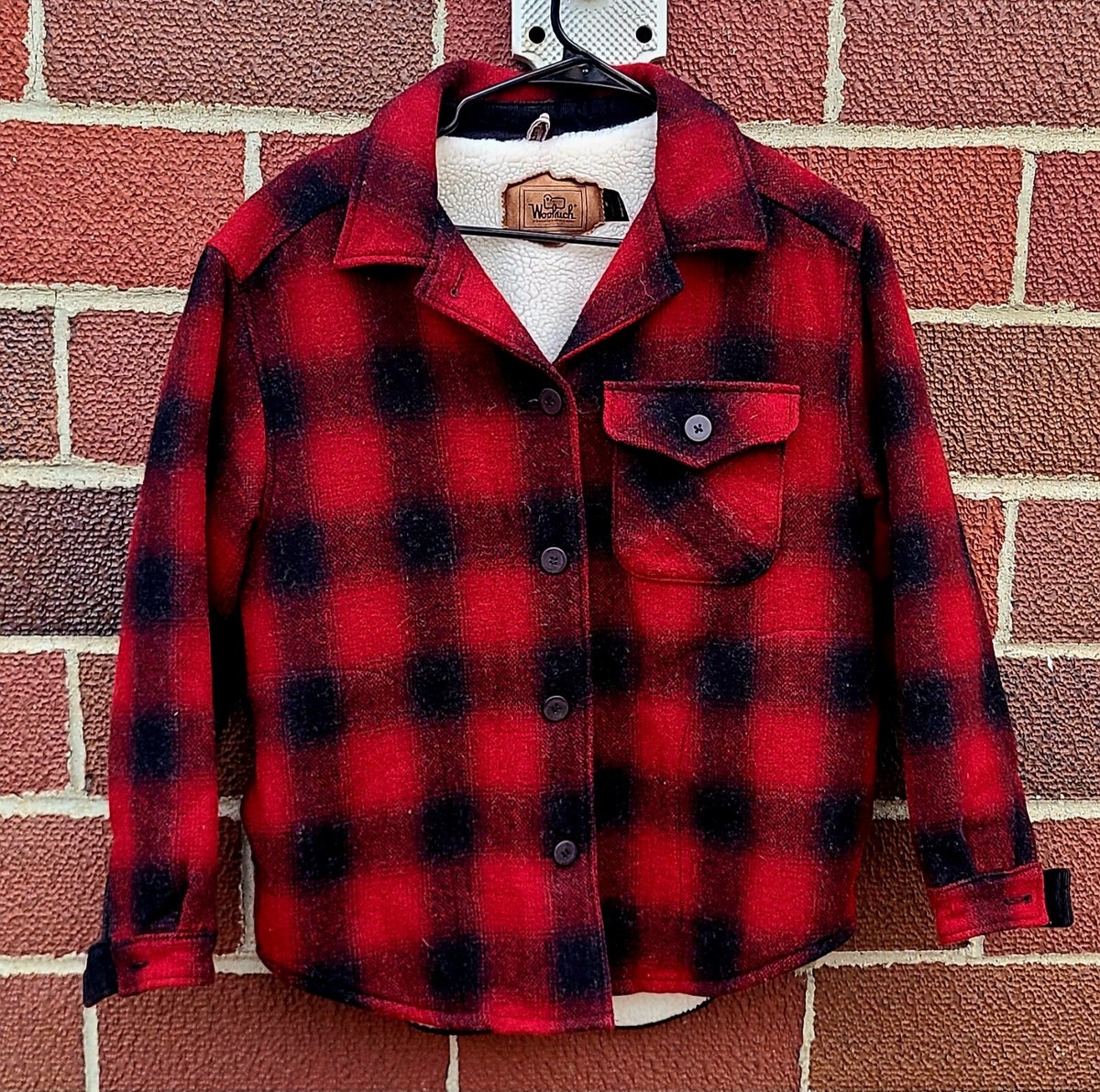 WOOLRICH ジャケット コート ヴィンテージ MADE IN USA VTG Woolrich Jacket Medium Women Wool Blend Buffalo Plaid