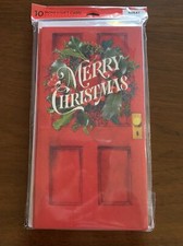 Set of 10 Hallmark Xmas Cards Envelopes Brand New Merry Christmas