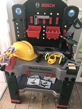 Bosch Workstation Deluxe & Construction Set With Battery Lights n Sounds Drill😎