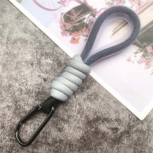 Lanyard Mesh Lanyard Keychains Phone Strap Braided Strips Keycord Key Rings - 第 6/20 張圖片