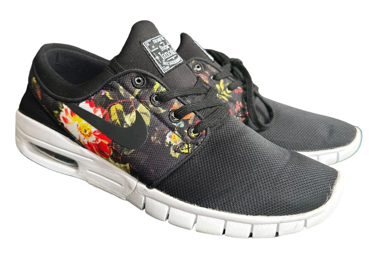 NIKE SB STEFAN JANOSKI Air Max Black Floral Size 7 | eBay