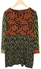 GUDRUN SJÖDÉN dress women's M long sleeve knitted pattern mini