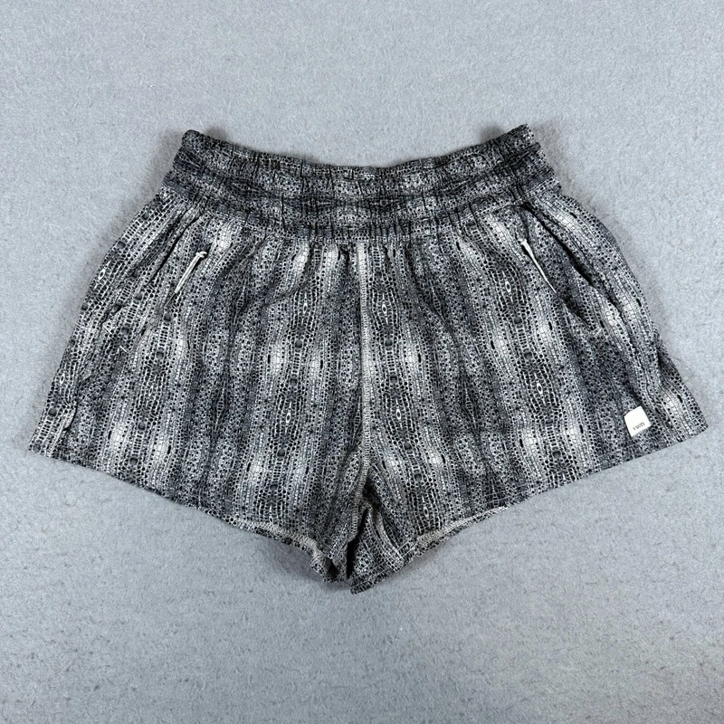 vuori dash running snake pattern pockets shorts