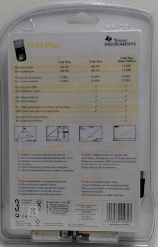 Texas Instruments TI-84 Plus Original Graphic Calculator, NEW unopened packaging - Afbeelding 5 van 7