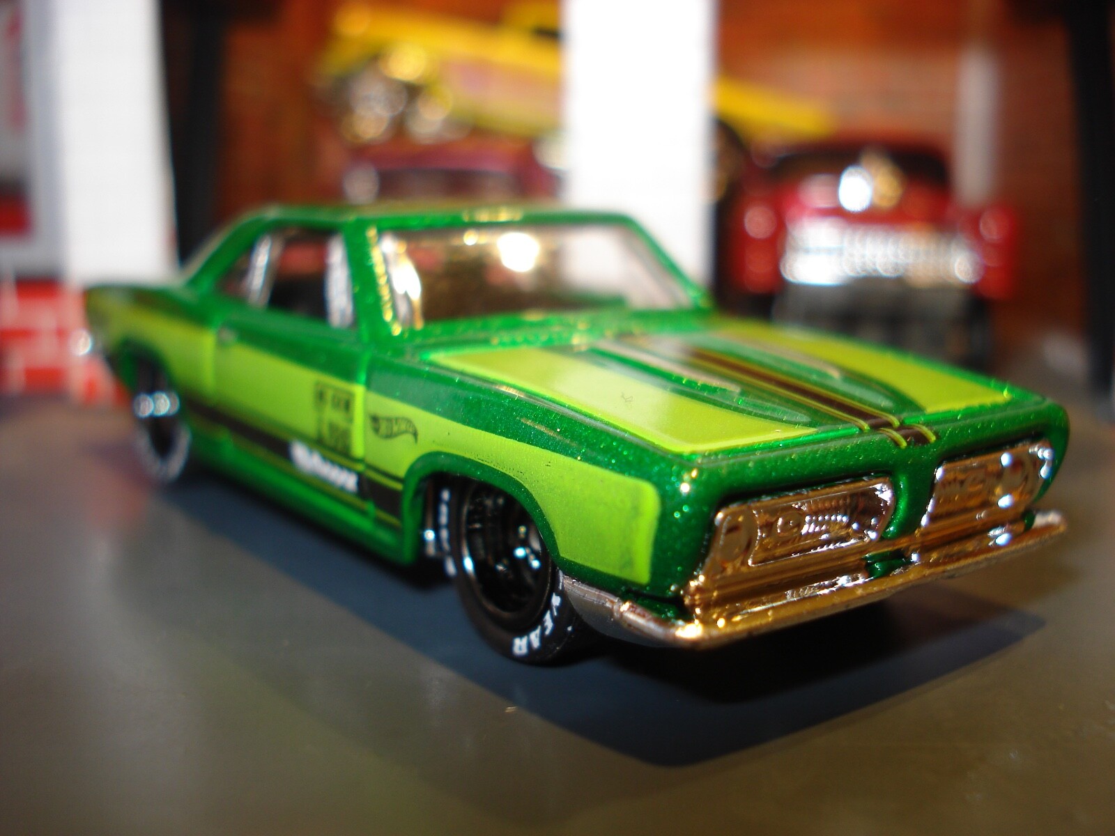 1968 PLYMOUTH BARRACUDA FORMULA S CUSTOM EDITION 1/64 HW CUSTOM WHEELS & TIRES-image