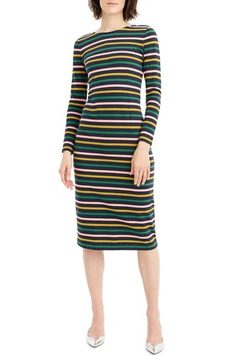 Long-sleeve striped dress Item G7980 