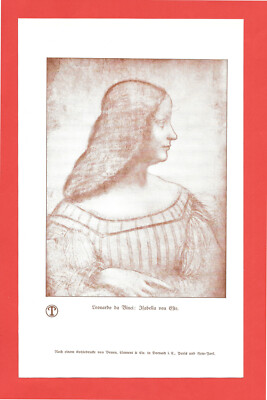 Isabella von Este * Leonardo da Vinci (1904)   [TÜ-380] 