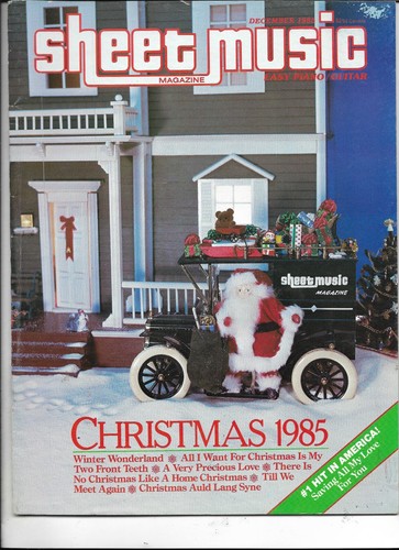 SHEEET MUSIC MAGAZINE------DECEMBER  1985