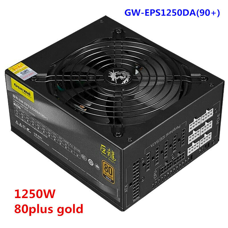 GREAT WALL GW-EPS1250DA(90+) 1250W 80plus gold desktop full module power supply GREAT WALL GW-EPS1250DA(90+) 1250W 80plus gold desktop full module power supply