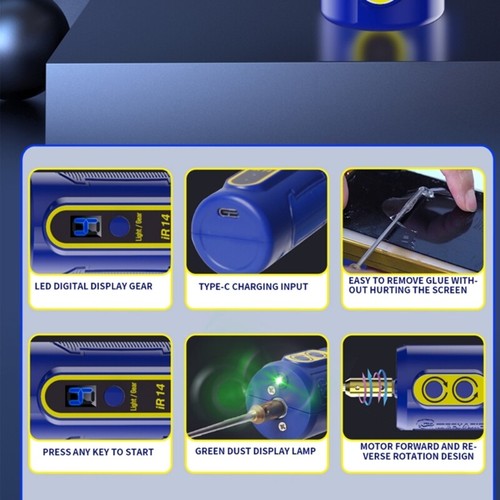 Portable Clean Machine Phone Screen Remover Tool Mobile Phone Screen - Zdjęcie 4 z 8