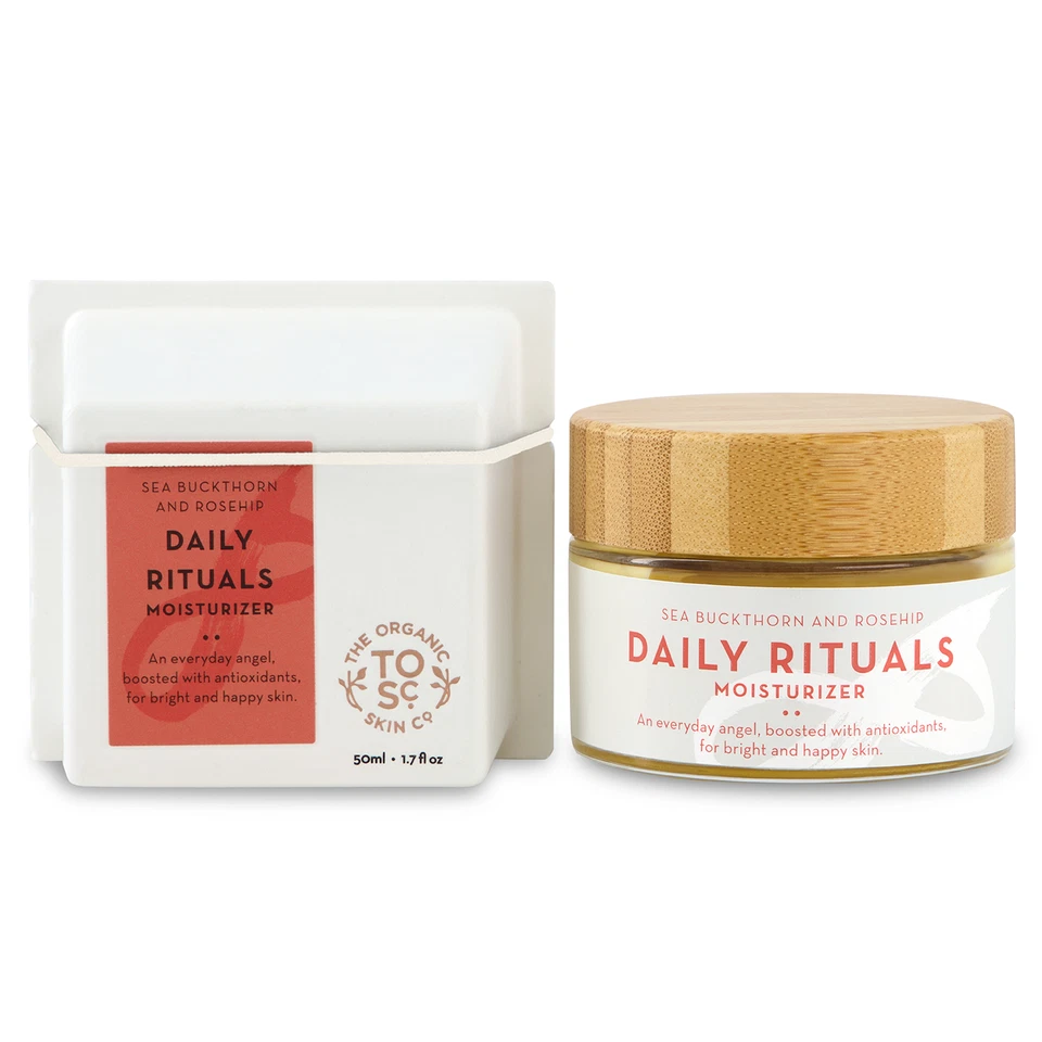 Увлажняющий крем для лица Organic Skin Daily Rituals, увлажняющий крем для лица для женщин, 1,7 жидкой унции - Изображение 2 из 4