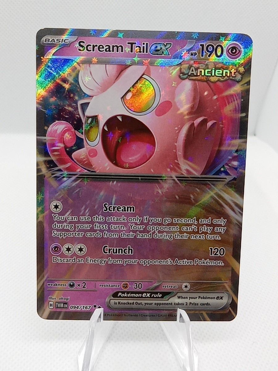 scream tail ex pokemon card value Pokemon - Scream Tail ex 094/167 - Twilight Masquerade - Double Rare main image 1