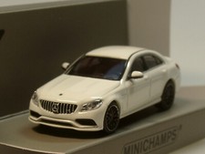 Minichamps Mercedes AMG C63 Limousine, 2019, weiss - 870 038100 - 1:87
