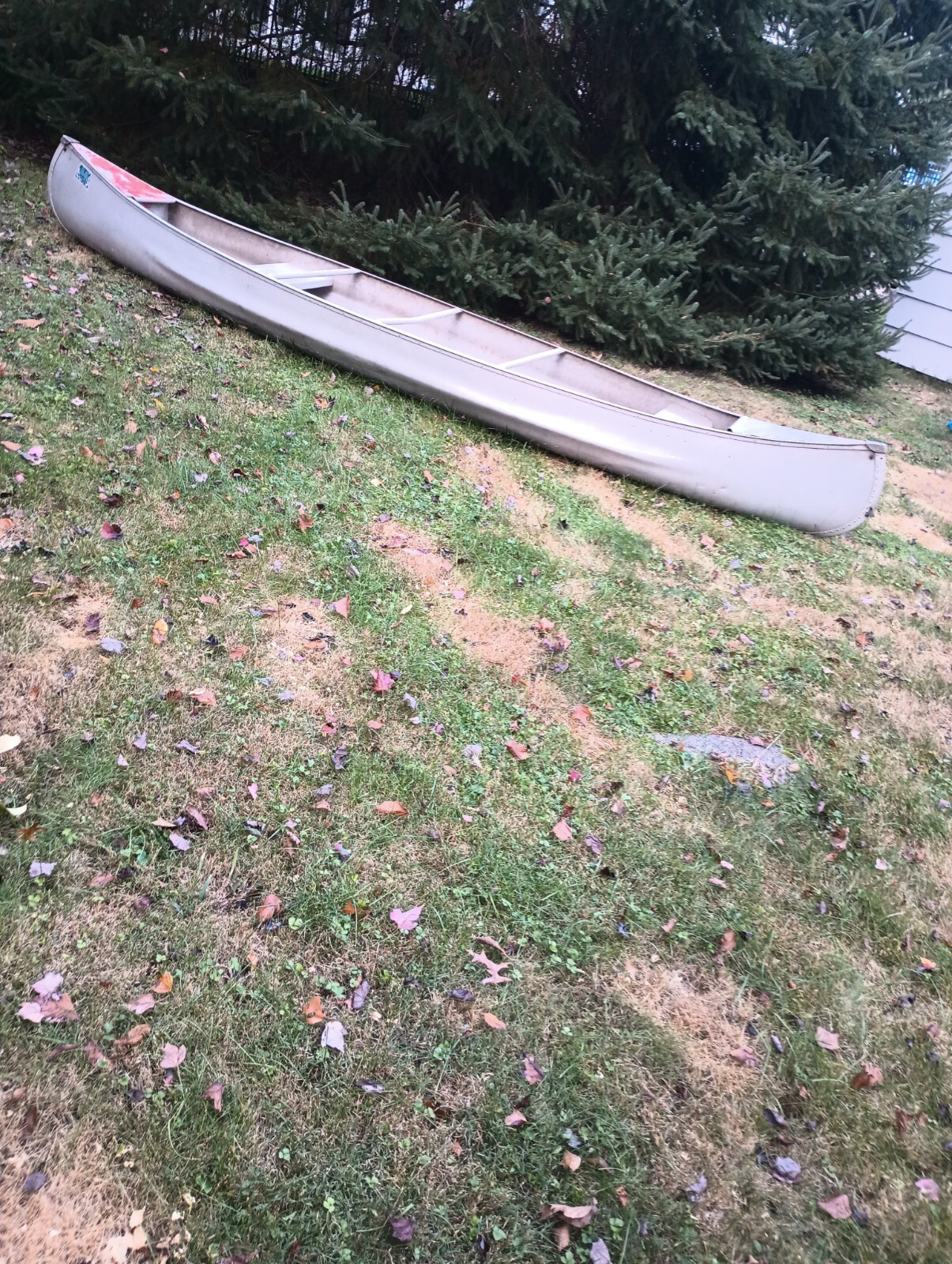 15 Foot MichiCraft Aluminum Canoe Fair Condition No Leaks Local Pick