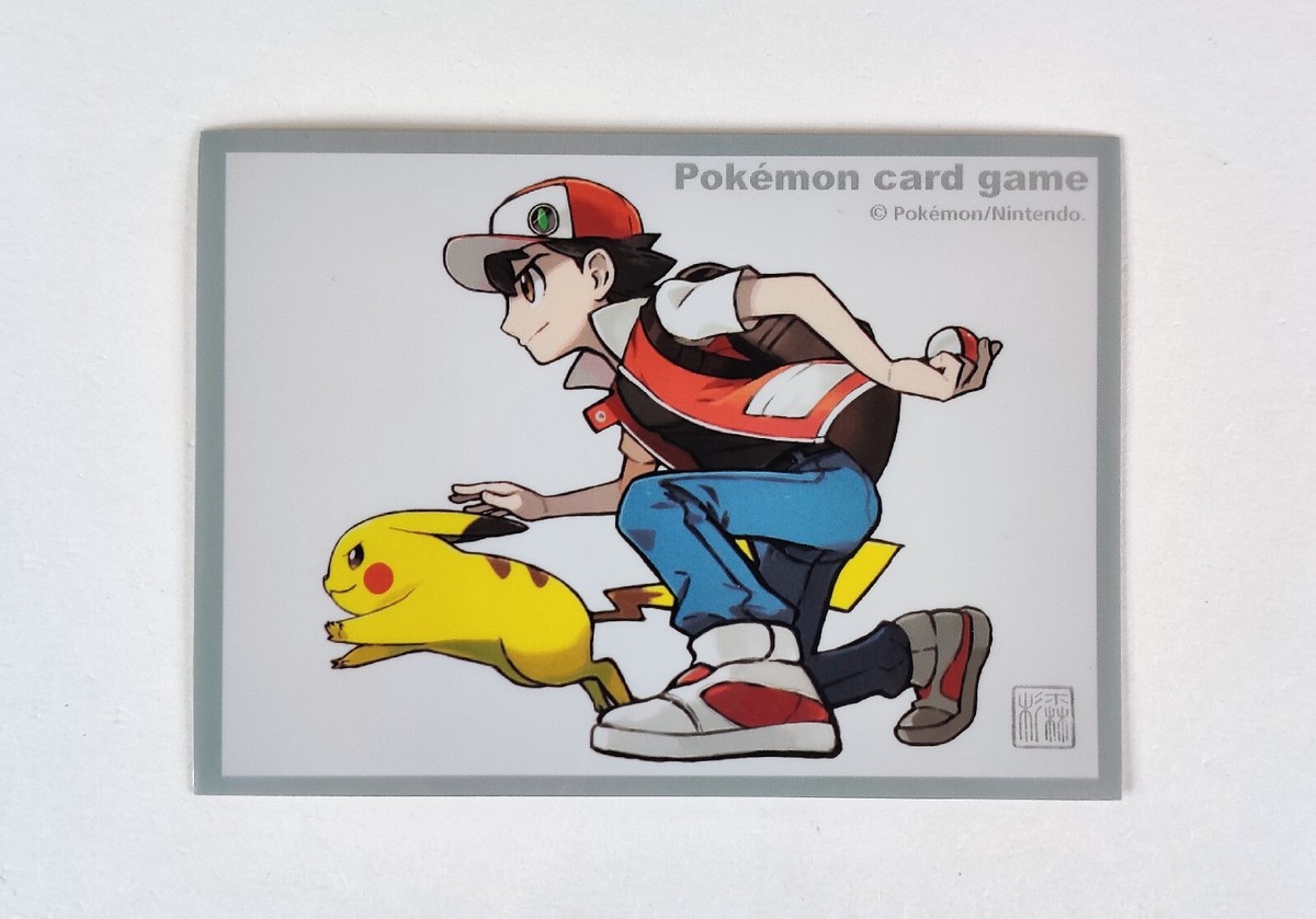 1X Pokemon Center Japan Official Card Deck Shield Sleeve Red