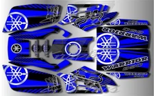 YAMAHA WARRIOR full graphics kit DECALS STICKERS ..THICK AND HIGH GLOSS