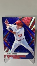 2021 Panini Chronicles Phoenix Mike Trout Blue Velocity Prizm #19