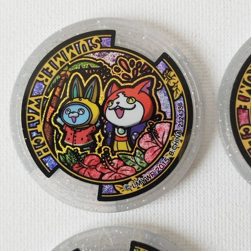 Yo-Kai Watch Uta Song Medal Lot of 7 Yokai medals Japanese Jibanyan Usapyon .. - Picture 2 of 8