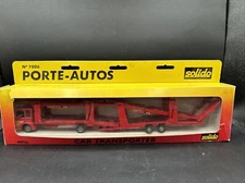 1980 Solido Renault Car Transporter #7006 France Porte Autos 1/43
