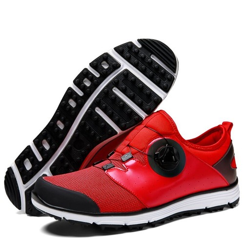Herren Wasserdicht Golfschuhe Spikeless Turnschuhe Atmungsaktiv Golf Sportschuhe  - Bild 2 von 13