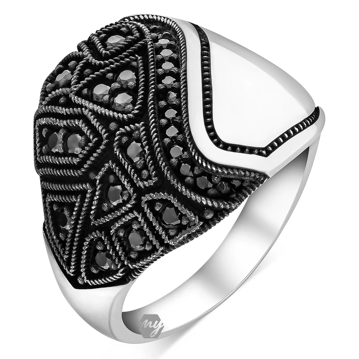 Italian silver ring for cheap men