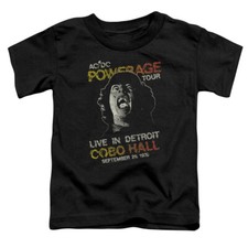 AC/DC Powerage Tour Toddler T-Shirt Black
