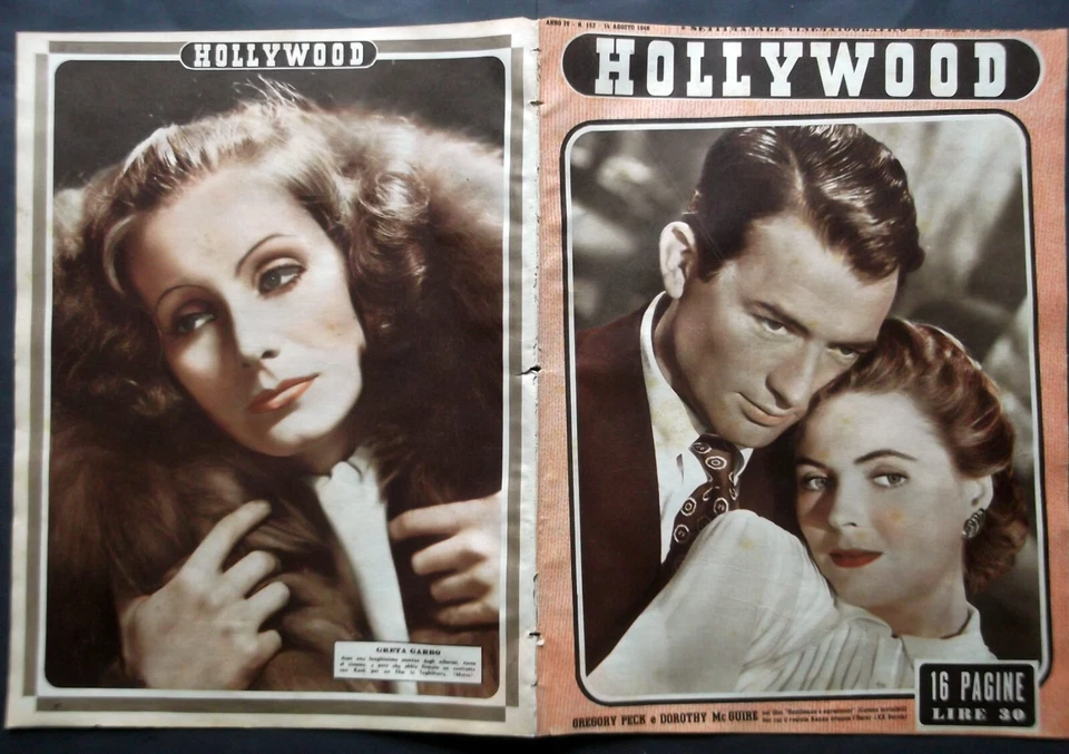 Hollywood settimanale cinematografico-1948#152-nastri d'argento Magnani-De Sica - Immagine 2 di 4