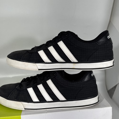 Adidas NEO SE Daily Vulc Negro/Blanco Tenis Zapatos Hombres Talla 13 - Imagen 2 de 11