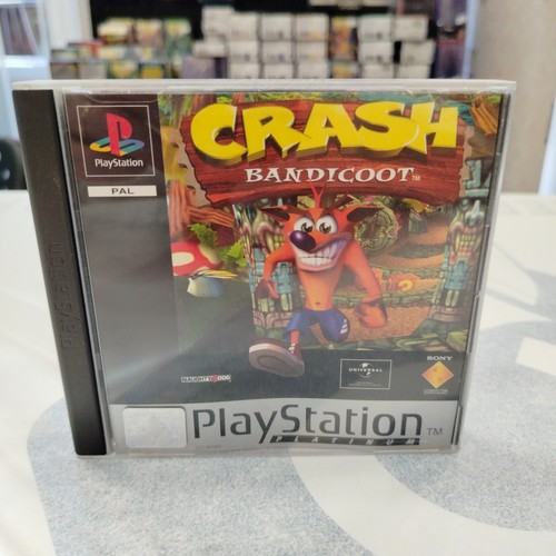 Crash Bandicoot PlayStation 1 PS1 Sony Platinum
