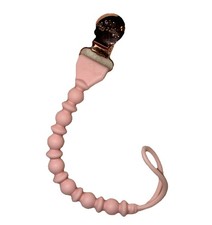Itzy Ritzy Sweetie Strap Silicone Pacifier Clip - Pink