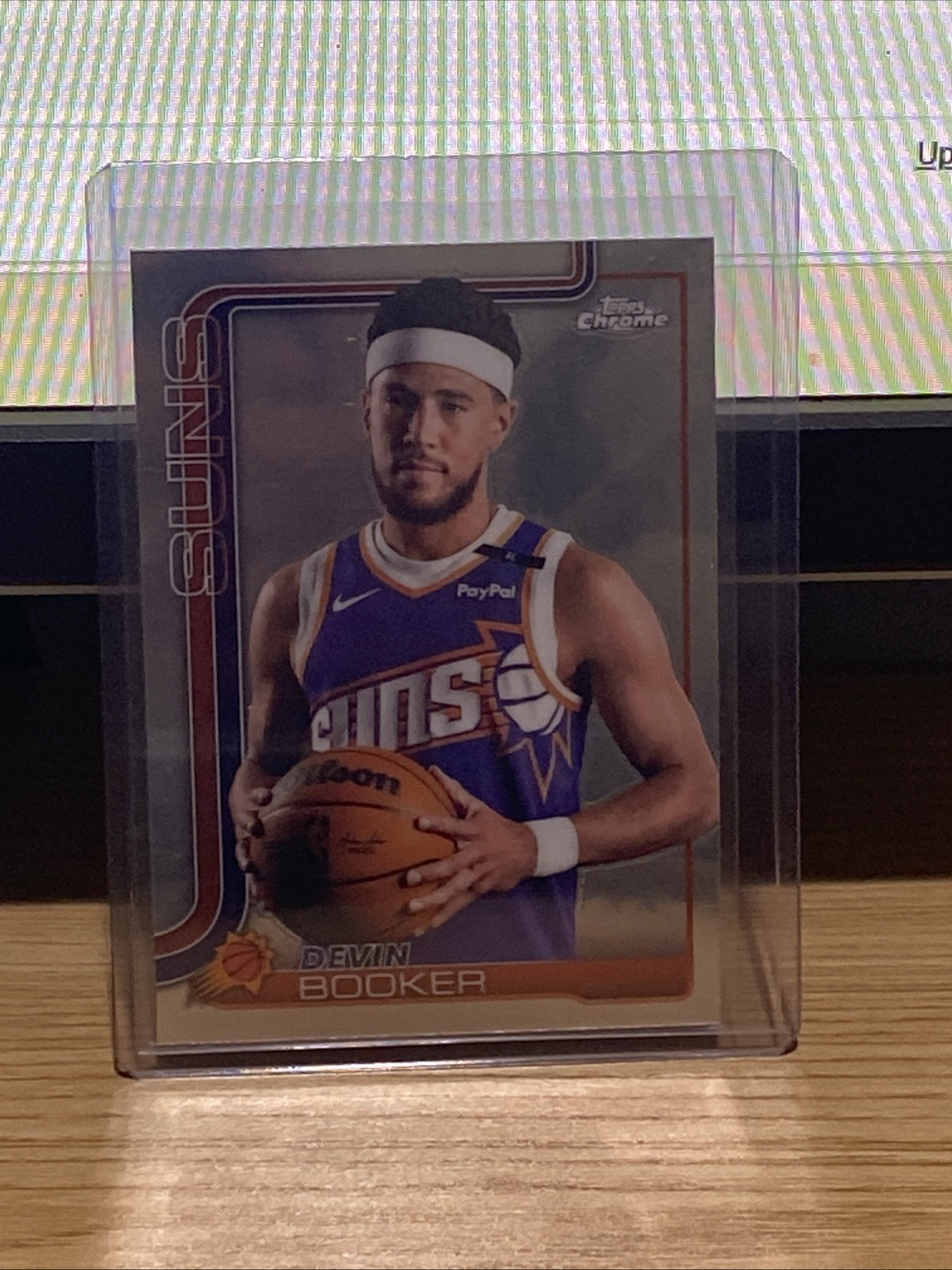 DEVIN BOOKER 2025-26 Topps Chrome #195 Photo Image Variation SP Short Print