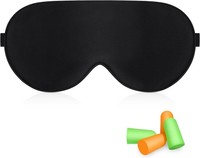 Schlafmaske Seide Lichtblockierend Hautfreundlich Schlafbrille Verstellbar Mit