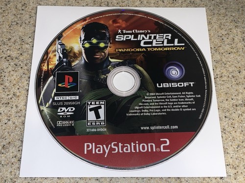Tom Clancy's Splinter Cell: Pandora Tomorrow (Playstation 2, 2004) *Disc Only* - Picture 1 of 1