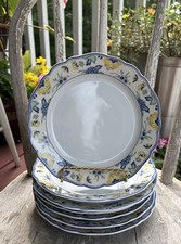 Rare! 7 *Hutschenreuther* Maria Theresia Papillon ~7.5” Salad/Dessert Plates