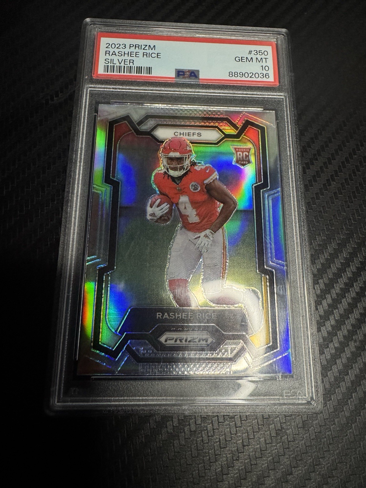 Rashee Rice Panini Prizm #350 Silver