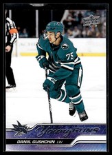 2023-24 Upper Deck Young Guns Daniil Gushchin Rookie San Jose Sharks #239