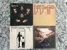 70’s Classic Rock Vinyl Lot : Queen, Jeff Beck, Jackson Brown Fleetwood Mac