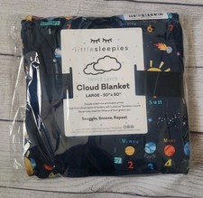 NWT Little Sleepies Solar Explorers Large 50 x50 Bamboo Cloud Blanket