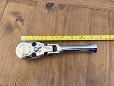 Snap-on Tools Usa Skf80a 12 Drive Ratchet Stubby Flex Head New