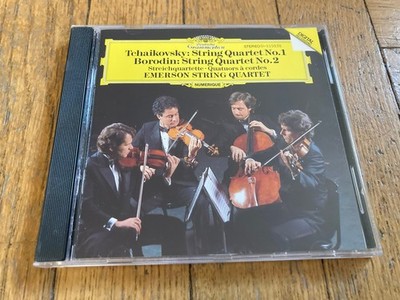 Tchaikovsky: String Quartet No. 1, Borodin: Quartet No. 2 / Emerson (CD, 1986)