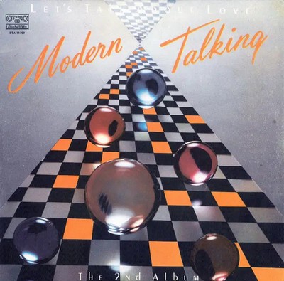 LP Modern Talking Lets Talk About Love - The 2nd Album LIGHT BLUE LABELS