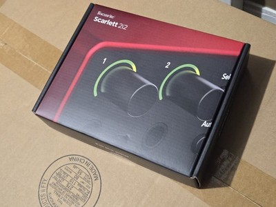 Focusrite Scarlett 2i2 4th Gen Audio Interface New USB For Recording Studio 
