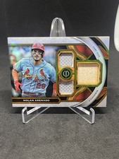 2023 Topps Tribute - Triple Relics Nolan Arenado #TR-NA Gold /75 (MEM)