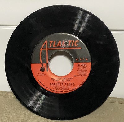 Roberta Flack ~ First Time Ever I Saw Your Face/ Trade Winds ~ 45RPM  7'' Vinyl