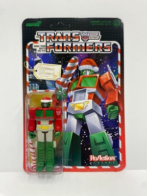 EXCLUSIVE SUPER7 TRANSFORMERS HOLIDAY CHRISTMAS OPTIMUS PRIME  MOC REACTION
