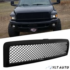 Fits 1994-2001 Dodge Ram 1500 2500 3500 Pickup Glossy Black Bumper Hood Grille