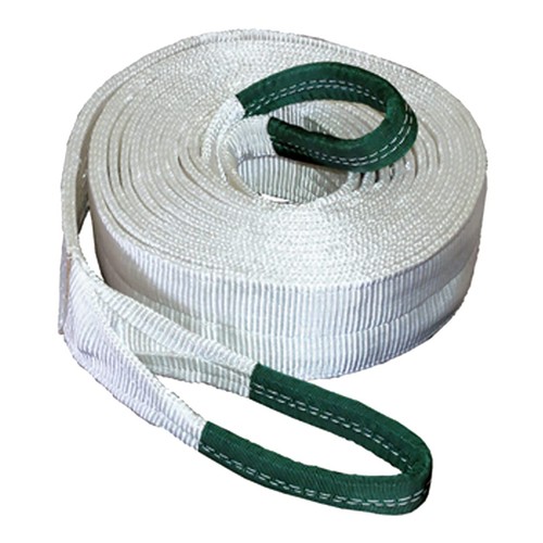 73813 4" x 30' Tow Strap with Looped Ends for Garages, Repair Shops, and DIY,...