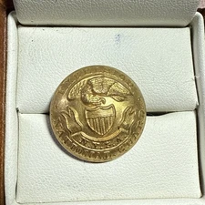 NEW YORK STATE NATIONAL GUARD CW COAT BUTTON SCOVILLE MFG CO WATERBURY