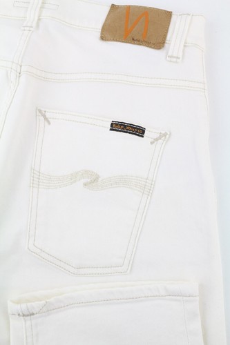 Nudie Jeans Sleepy Sixten Vaqueros Hombre W28/L30 Relajado Corchetes Elástico - Imagen 5 de 9