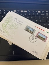 GB Guernsey Stamps First Day Cover Europa Landscapes, CEPT 1977 AS SCAN